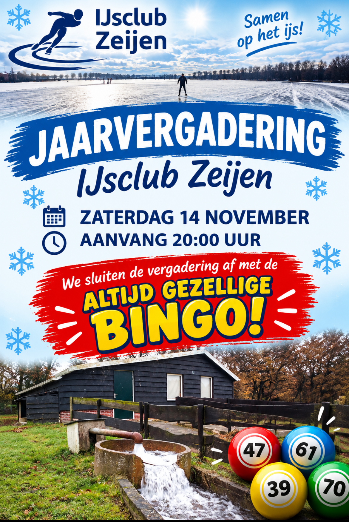 Jaarvergadering ijsclub